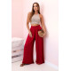 Women's Dark Red Pants by Style