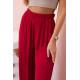 Women's Dark Red Pants by Style