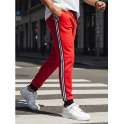 Vyriškos raudonos laisvalaikio kelnės Harin