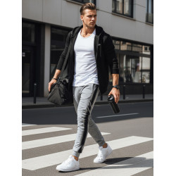 Vyriškos pilkos laisvalaikio kelnės Rebel