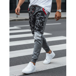 Vyriškos tamsiai pilkos laisvalaikio kelnės Army