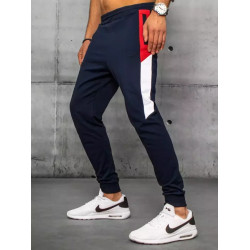 Vyriškos tamsiai mėlynos laisvalaikio kelnės Kenny