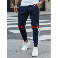 Vyriškos tamsiai mėlynos laisvalaikio kelnės Edma