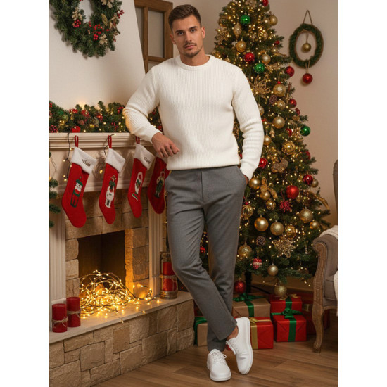 Vyriškos tamsiai pilkos kelnės Rio