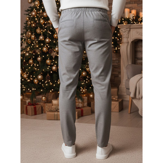 Vyriškos tamsiai pilkos kelnės Rio