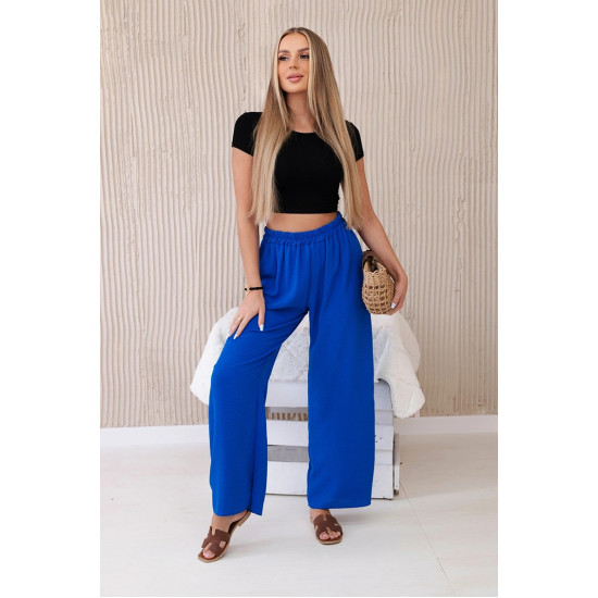 Women's Bright Blue Pants, Roma