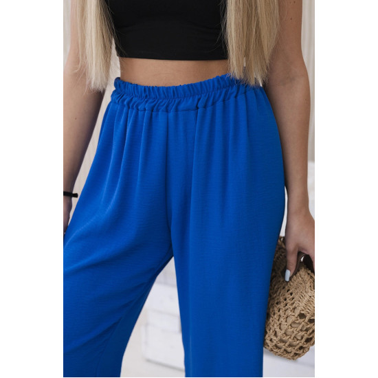 Women's Bright Blue Pants, Roma