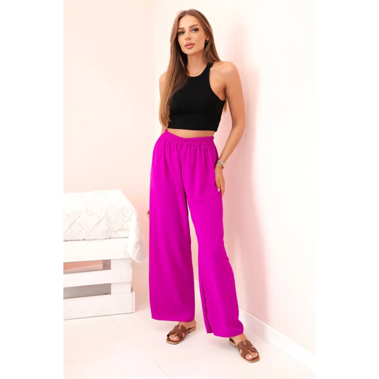 Moteriškos violetinės kelnės Roma