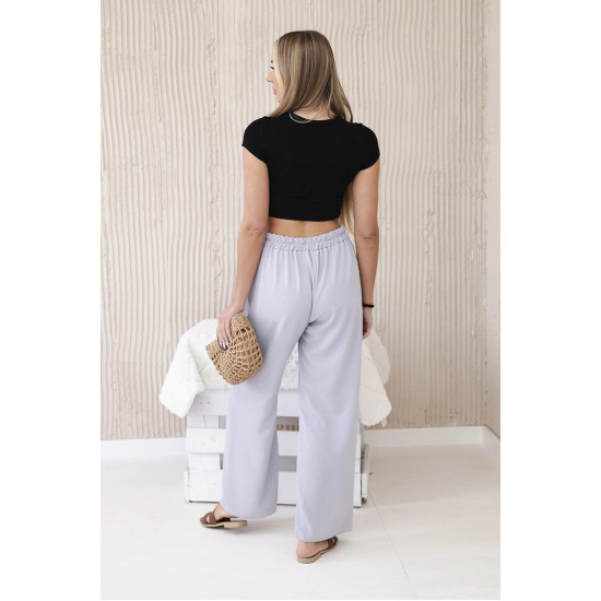 Roma Women's Light Gray Pants