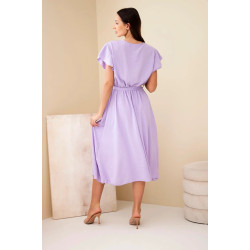 Moteriška šviesiai violetinė suknelė Larisa