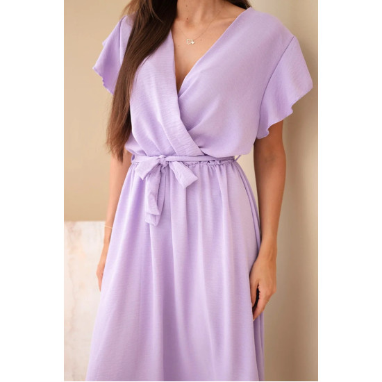 Larisa-naisten vaalean violetti mekko