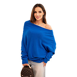 Women's bright blue jumper Anit