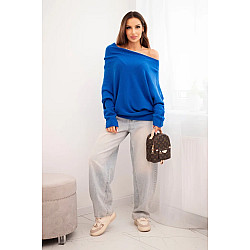 Women's bright blue jumper Anit