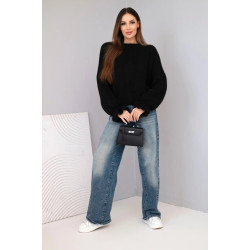 Moteriškas juodas megztinis Fango