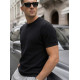 Vyriški juodi marškinėliai Comfort Vienspalviai marškinėliai
