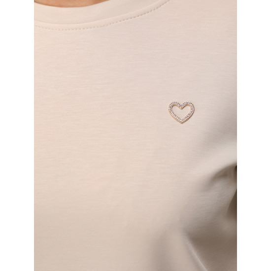 Moteriškas rusvas komplektas Heart
