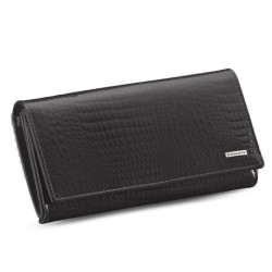 Moteriška juoda piniginė Elegant