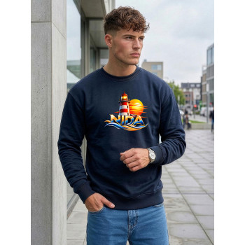 Men’s dark blue Nida sweater