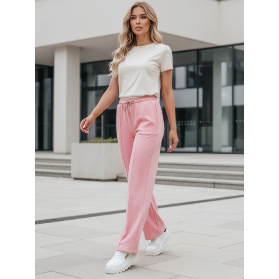 Moteriškos rožinės sportinės kelnės Dress