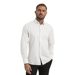 Vyriški balti taškuoti marškiniai Royal