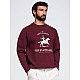 Męski sweter w kolorze bordowym marki Carte