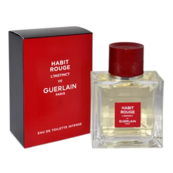 Guerlain Habit Rouge L`Instinct Edt 50ml Tualetinis vanduo (EDT) Guerlain