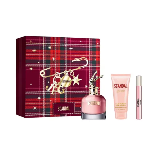 Set Jean Paul Gaultier Scandal Edp 80ml + Edp 10ml + Body Lotion 75ml