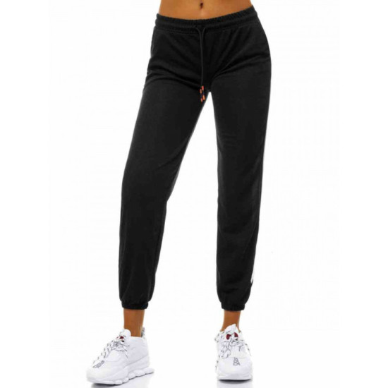 Czarne spodnie casual dla kobiet Bocha JS/1020/A1 - Jeansy i spodnie Czarne spodnie casual dla kobiet Bocha JS/1020/A1