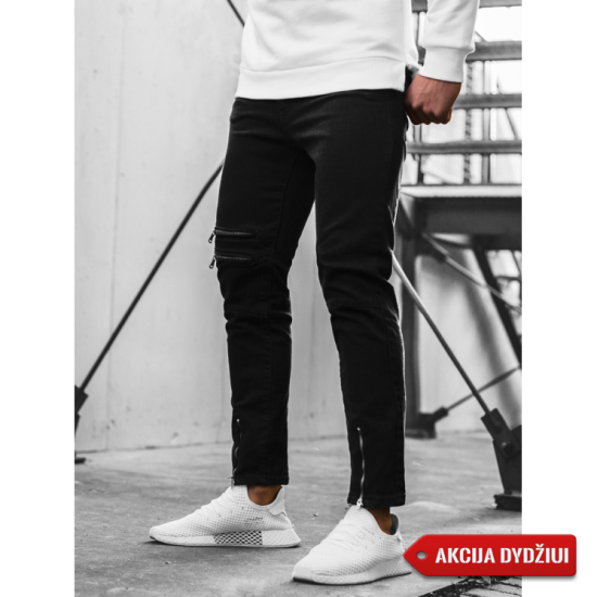 Juodos spalvos vyriški jogeriai Astro G/1063 - Akcija Juodos spalvos vyriški jogeriai Astro G/1063