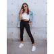 Black women's trousers Bing UY0995 - Jeans and Trousers Black women's trousers Bing UY0995
