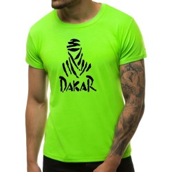 Neoniniai žali vyriški marškinėliai Dakar