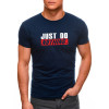 Męski granatowy t-shirt Just do nothing