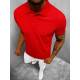 Vyriški raudoni polo marškinėliai Casual JS/8T80/18 - Marškinėliai Vyriški raudoni polo marškinėliai Casual JS/8T80/18