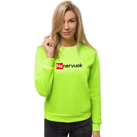 Naisten neonvihreä pusero Nenervuok JS/W01