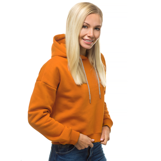 Oranžinis moteriškas džemperis Rema O/12102 - Akcija Oranžinis moteriškas džemperis Rema O/12102