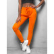 Damskie pomarańczowe spodnie casual Flor JS/CK01 - Działanie Damskie pomarańczowe spodnie casual Flor JS/CK01