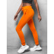 Damskie pomarańczowe spodnie casual Flor JS/CK01 - Działanie Damskie pomarańczowe spodnie casual Flor JS/CK01