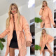 Stilinga rožinė moteriška striukė be gobtuvo Arova PK4024 Premium
