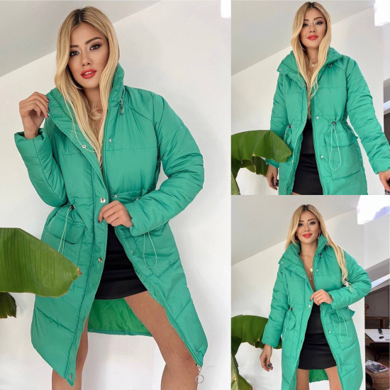 Stilinga žalia moteriška striukė be gobtuvo Arova PK4024 Premium