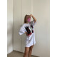 Women's oversized white T-shirt Nairobi PK4442 Premium
