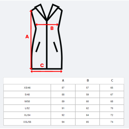 Gara melna sieviešu veste Potom O/81266 - Gara melna sieviešu veste Potom O/81266