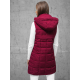 Moteriška bordo spalvos dygsniuota liemenė Dona JS/16M9096/06Z - Akcija Moteriška bordo spalvos dygsniuota liemenė Dona JS/16M9096/06Z