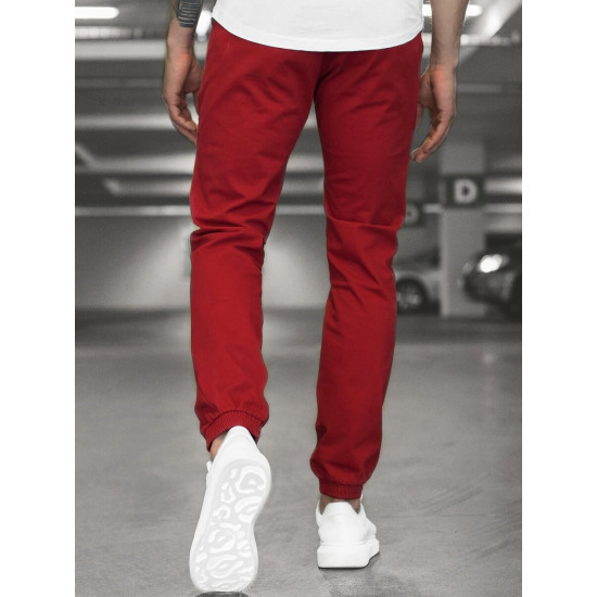 Akcija vyriškos bordo spalvos kelnės Keni JB/JP1145/3 - Vyrams Akcija vyriškos bordo spalvos kelnės Keni JB/JP1145/3