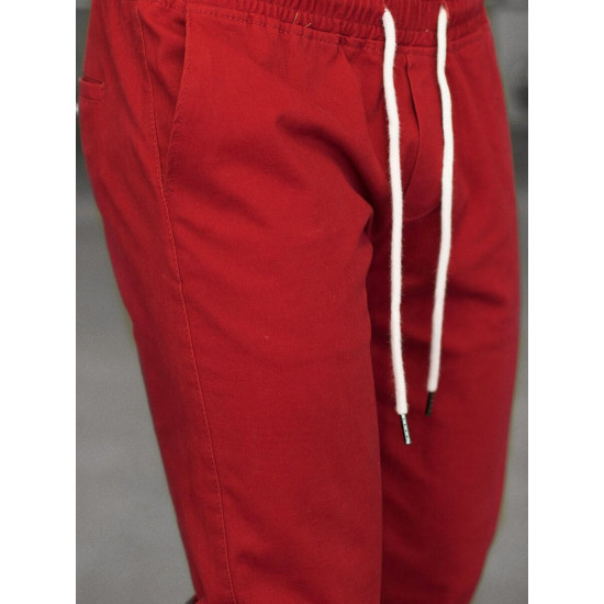 Akcija vyriškos bordo spalvos kelnės Keni JB/JP1145/3 - Vyrams Akcija vyriškos bordo spalvos kelnės Keni JB/JP1145/3