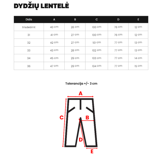 Juodos vyriškos kelnės Chino DJ/550174 - Vyrams Juodos vyriškos kelnės Chino DJ/550174