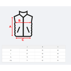 Vīriešu tumši zila veste Minel