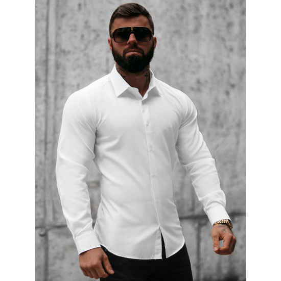 Akcija Baltos spalvos marškiniai Intense MECH/2122 - Akcija Akcija Baltos spalvos marškiniai Intense MECH/2122