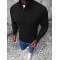 Black half-zip jumper Makar