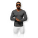 Dark gray men's sweater Gozil NB/MMB601/3 - For men Dark gray men's sweater Gozil NB/MMB601/3