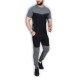 Sportinis komplektas tamsiai pilka - juoda Karter PK3010 - Vyrams Sportinis komplektas tamsiai pilka - juoda Karter PK3010 Premium